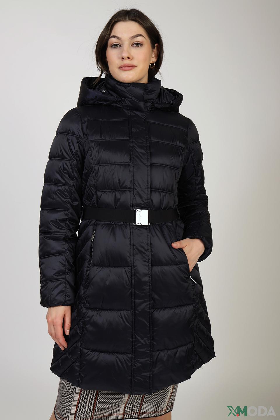 Пальто стеганое Cinque чёрный