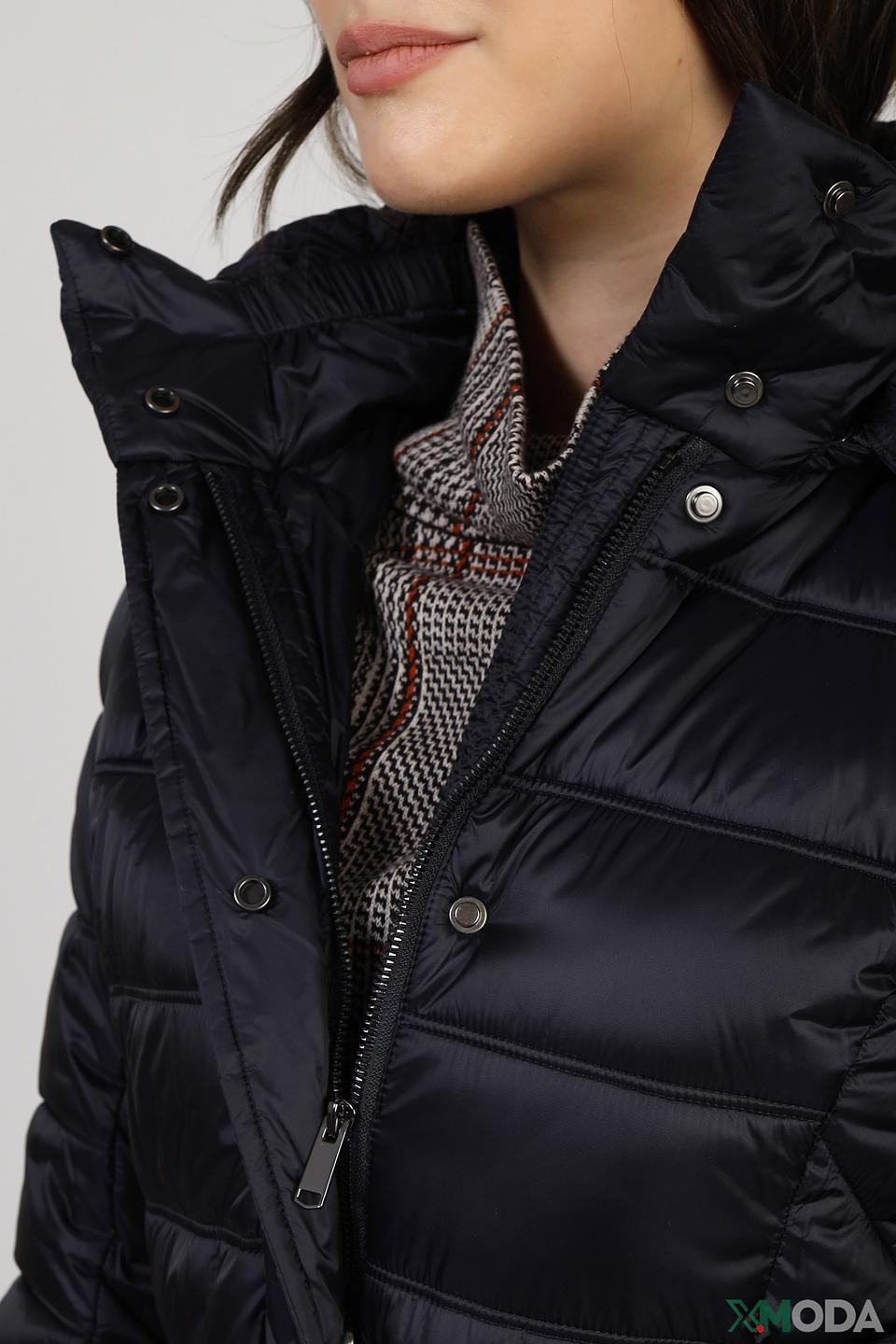 Пальто стеганое Cinque чёрный