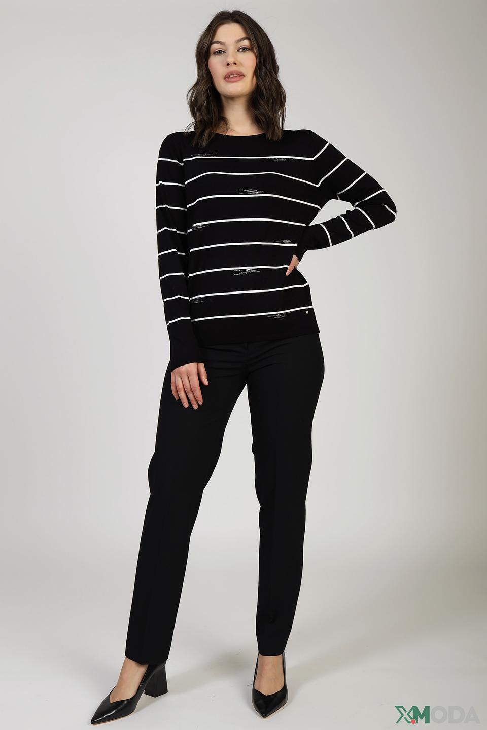 Пуловер Gerry Weber в полоску чёрный