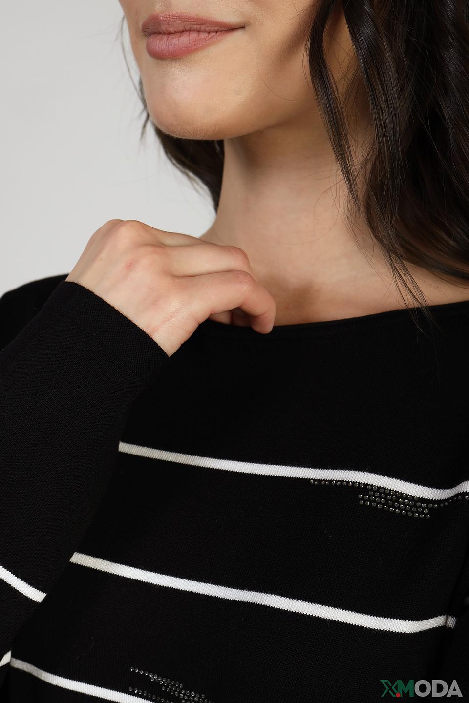 Пуловер Gerry Weber в полоску чёрный