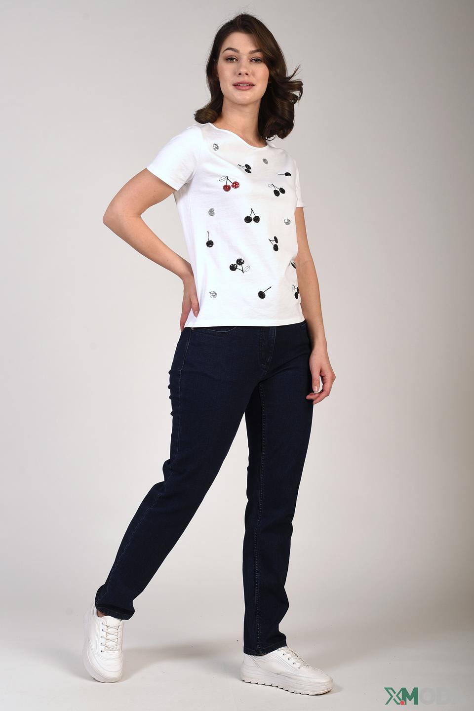 Джинсы Pezzo тёмно-синие прямые