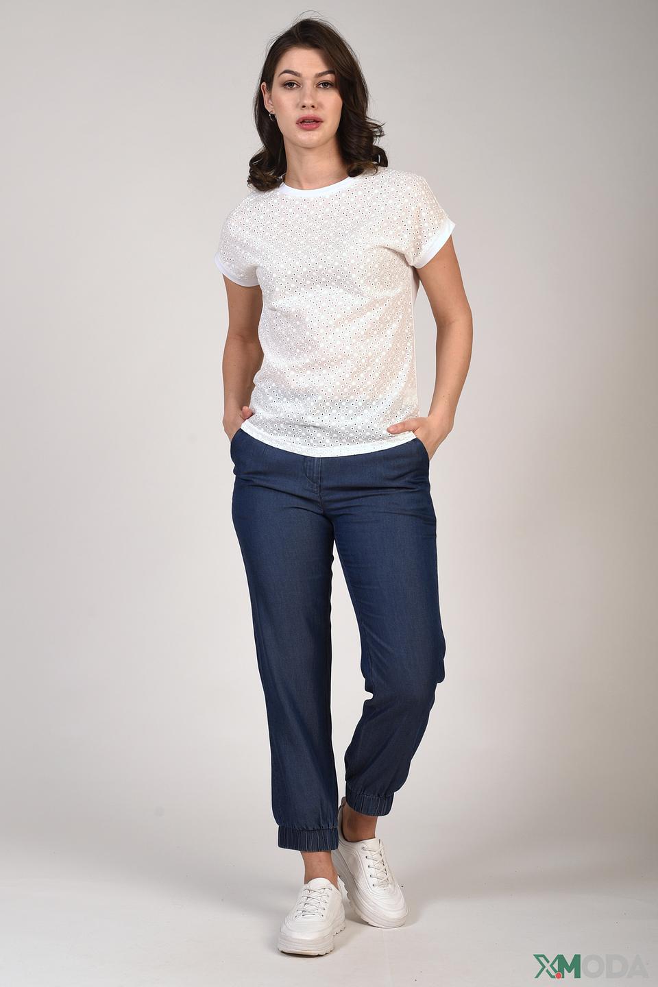 Брюки Pezzo джинсовые тёмно-синие