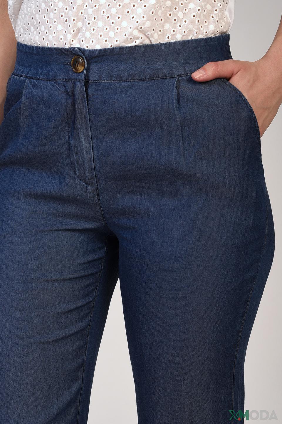 Брюки Pezzo джинсовые тёмно-синие