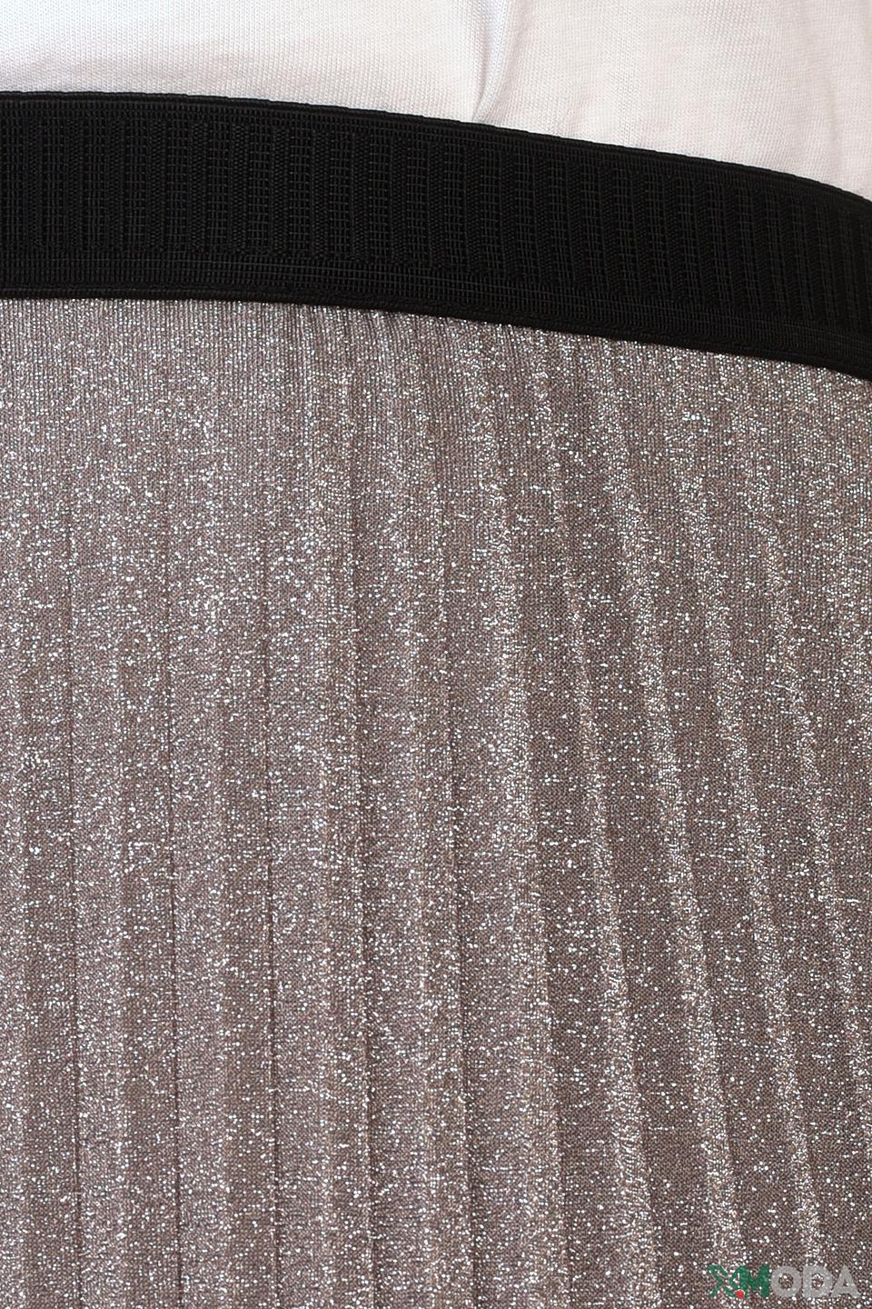 Юбка Pezzo плиссированная серая