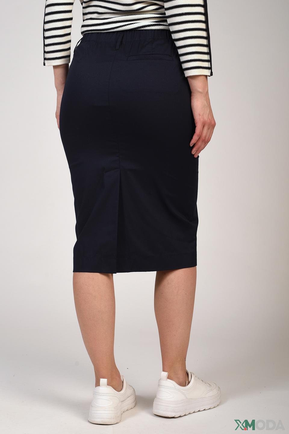 Юбка Just Valeri классическая темно-синяя