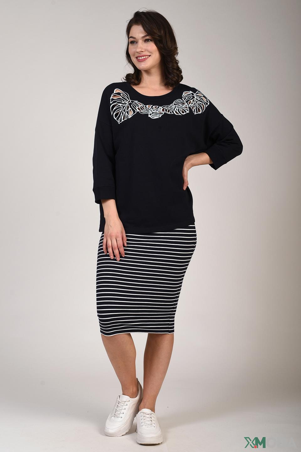 Пуловер Just Valeri с листьями