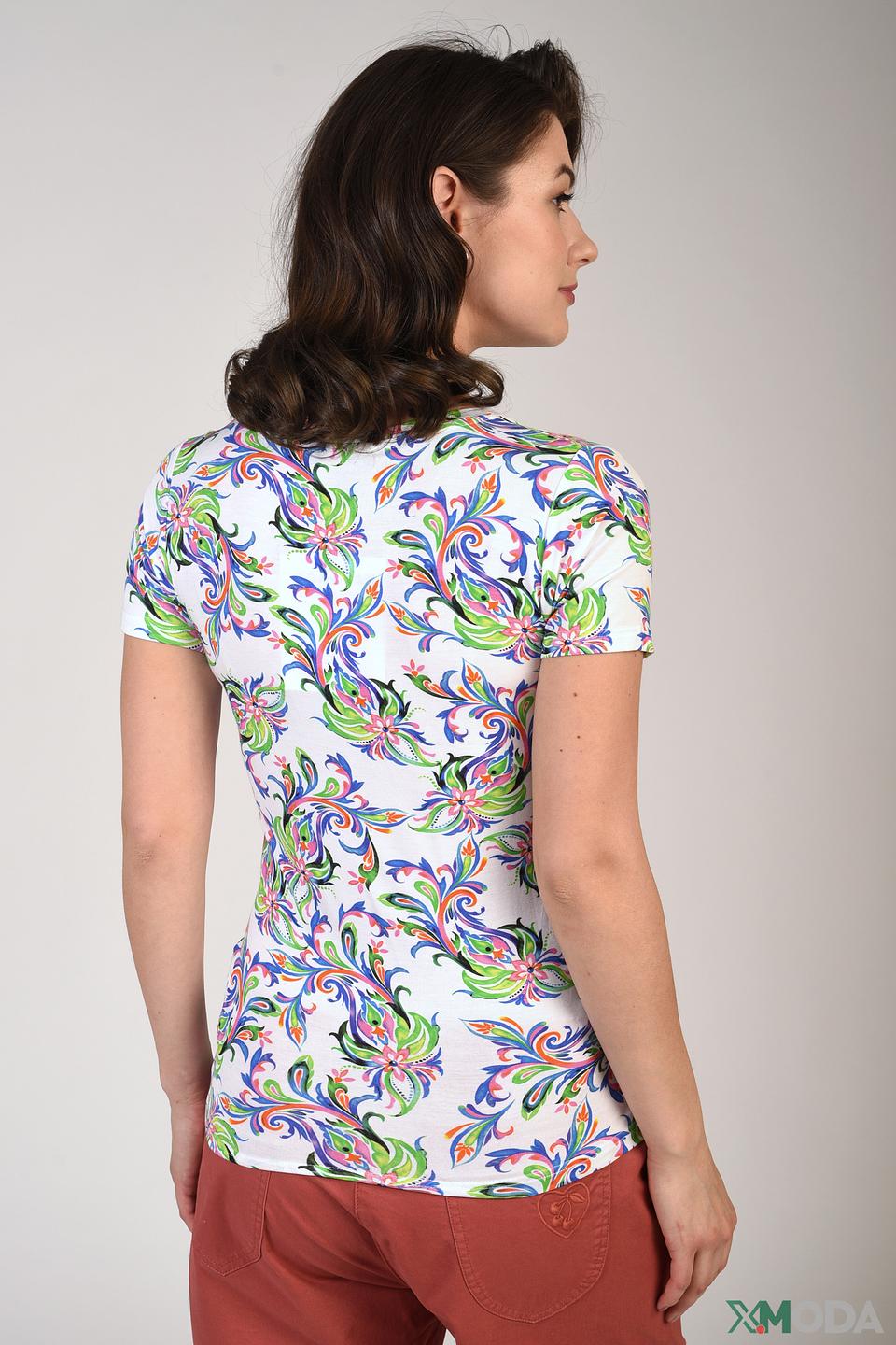 Блуза Pezzo с цветочным принтом