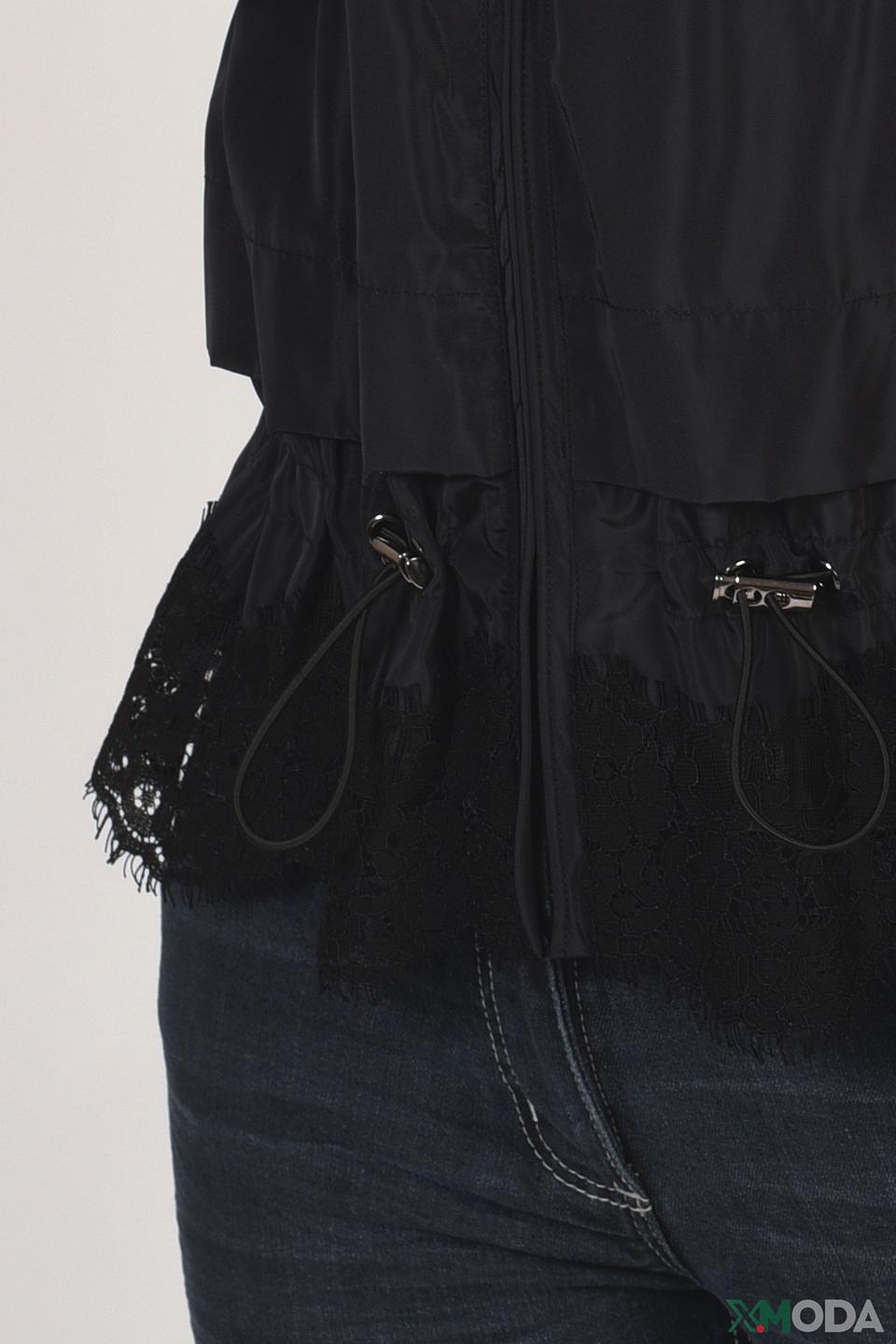 Жакет Pezzo чёрный с оборками