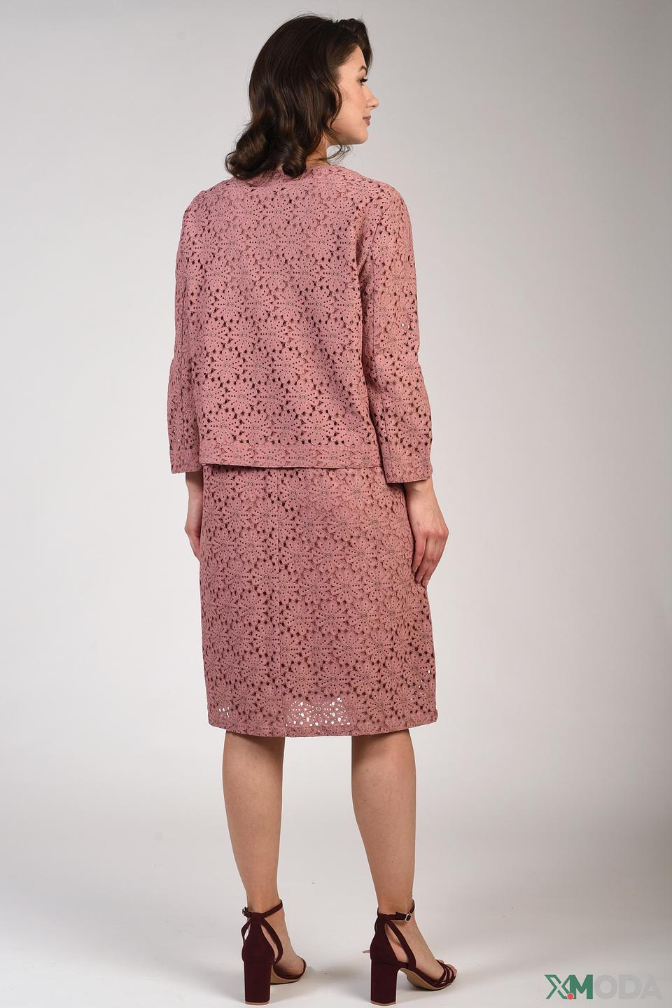 Жакет Pezzo кружевной розовый