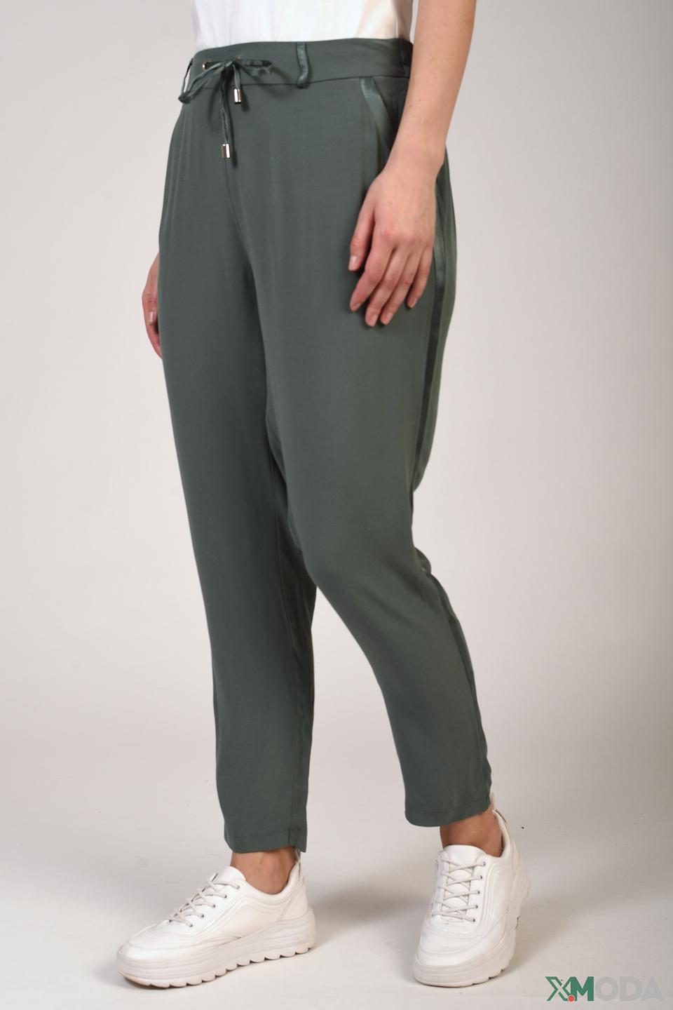 Брюки Pezzo хаки с завязками