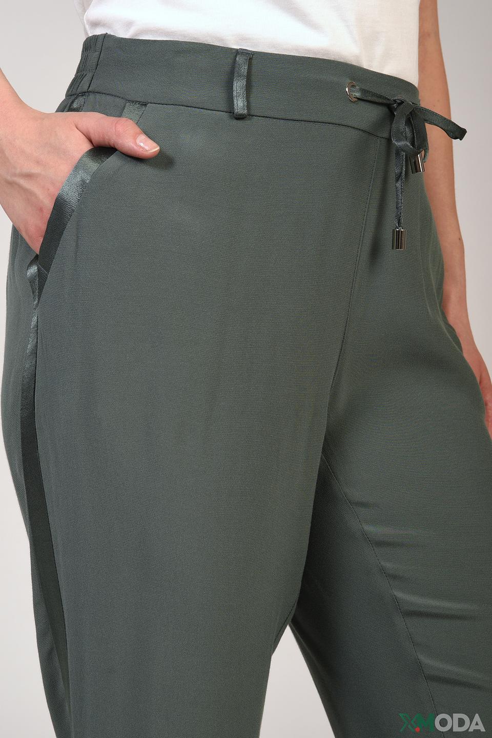 Брюки Pezzo хаки с завязками