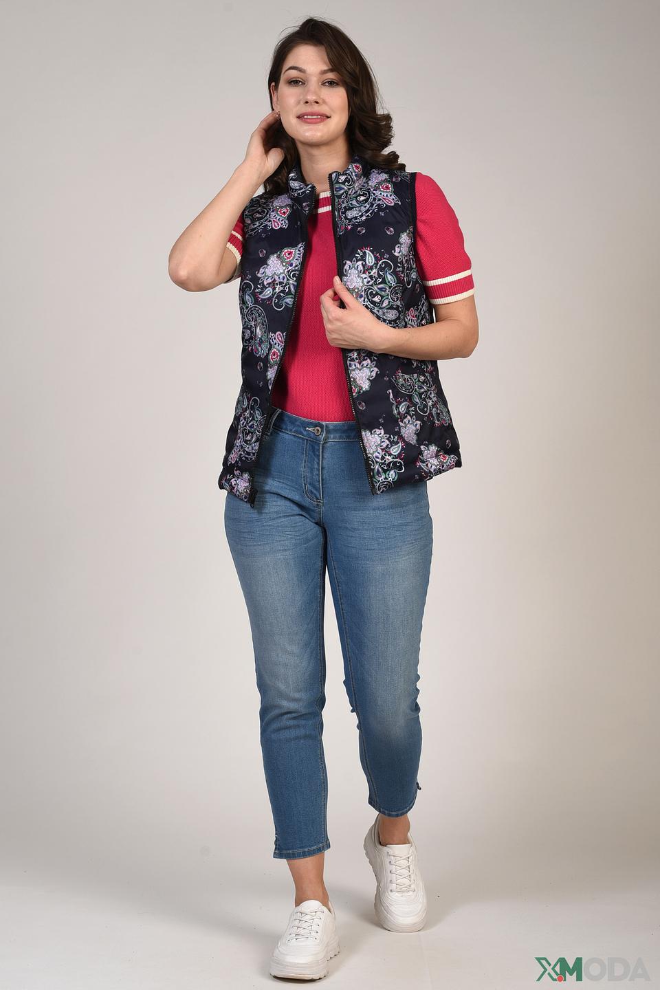 Джинсы Pezzo с потертостями голубые