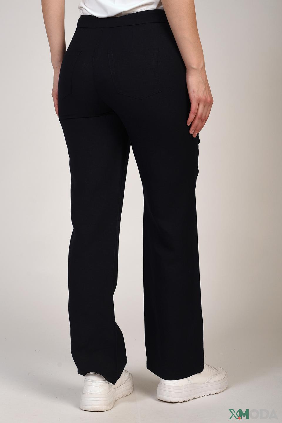 Брюки Pezzo чёрные с пуговицами