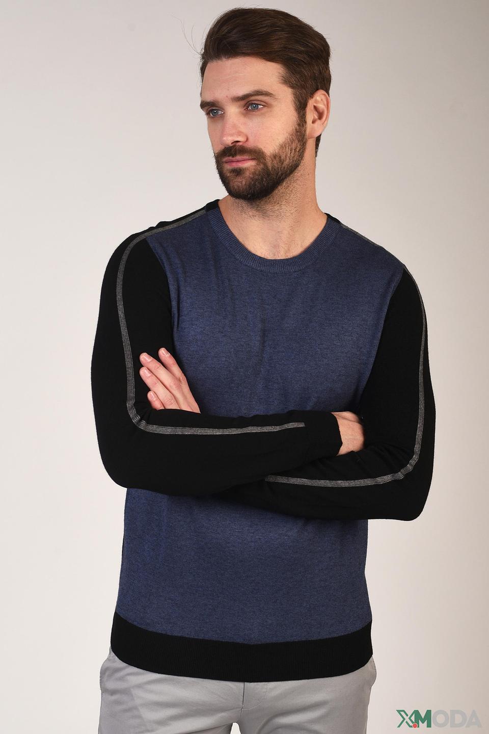 Джемпер Pezzo комбинированный синий