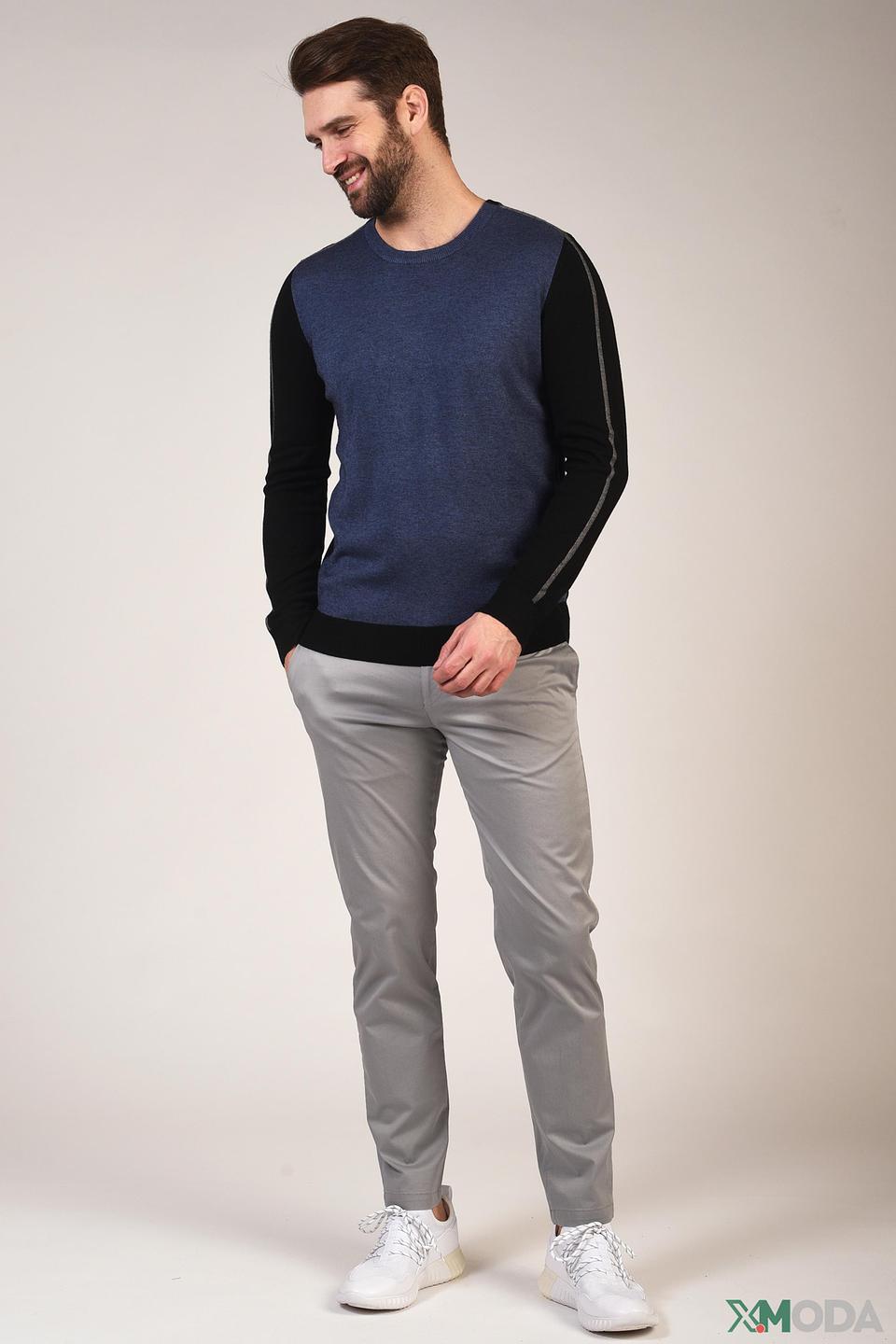 Джемпер Pezzo комбинированный синий