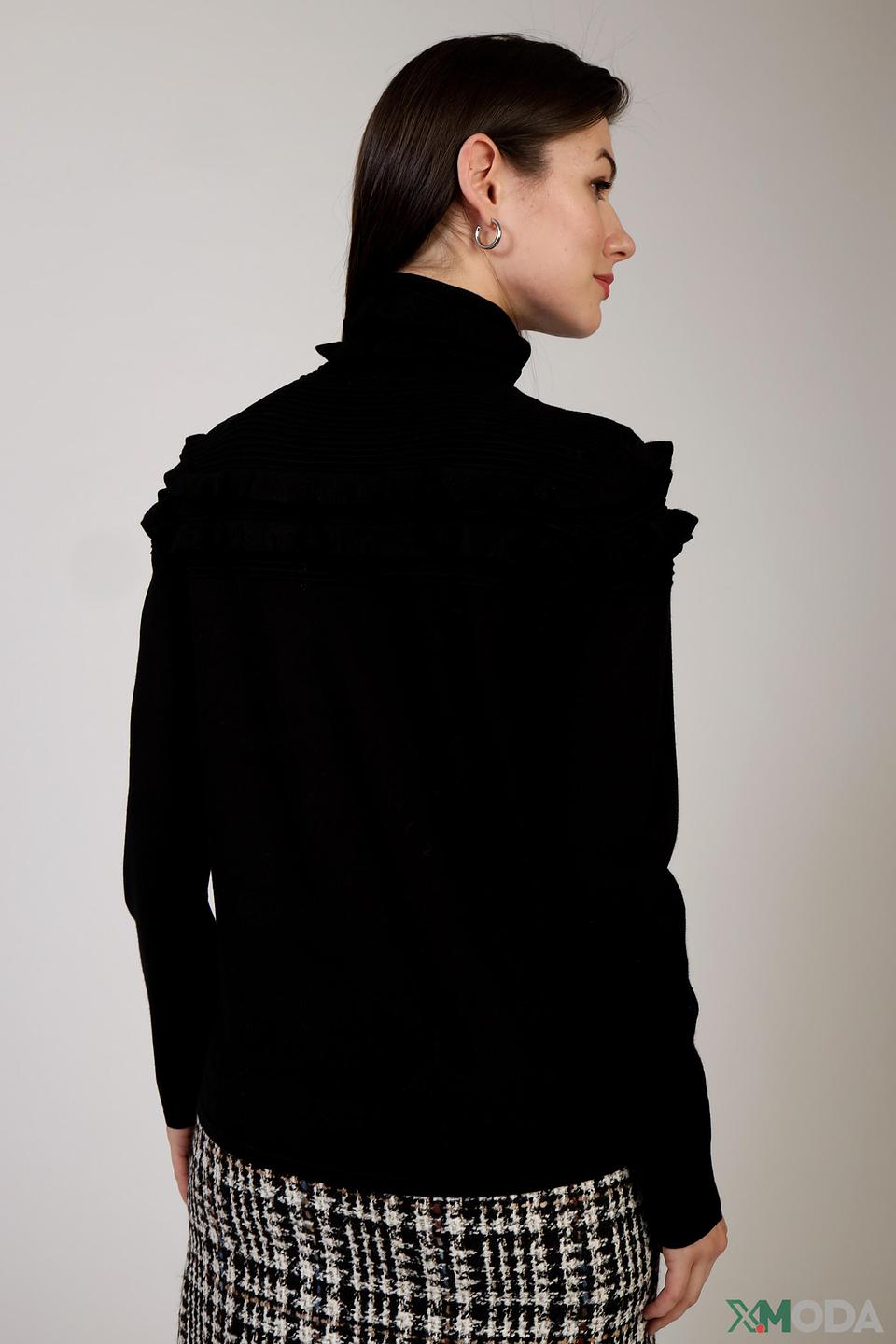 Водолазка Pezzo чёрная с воротником-стойкой