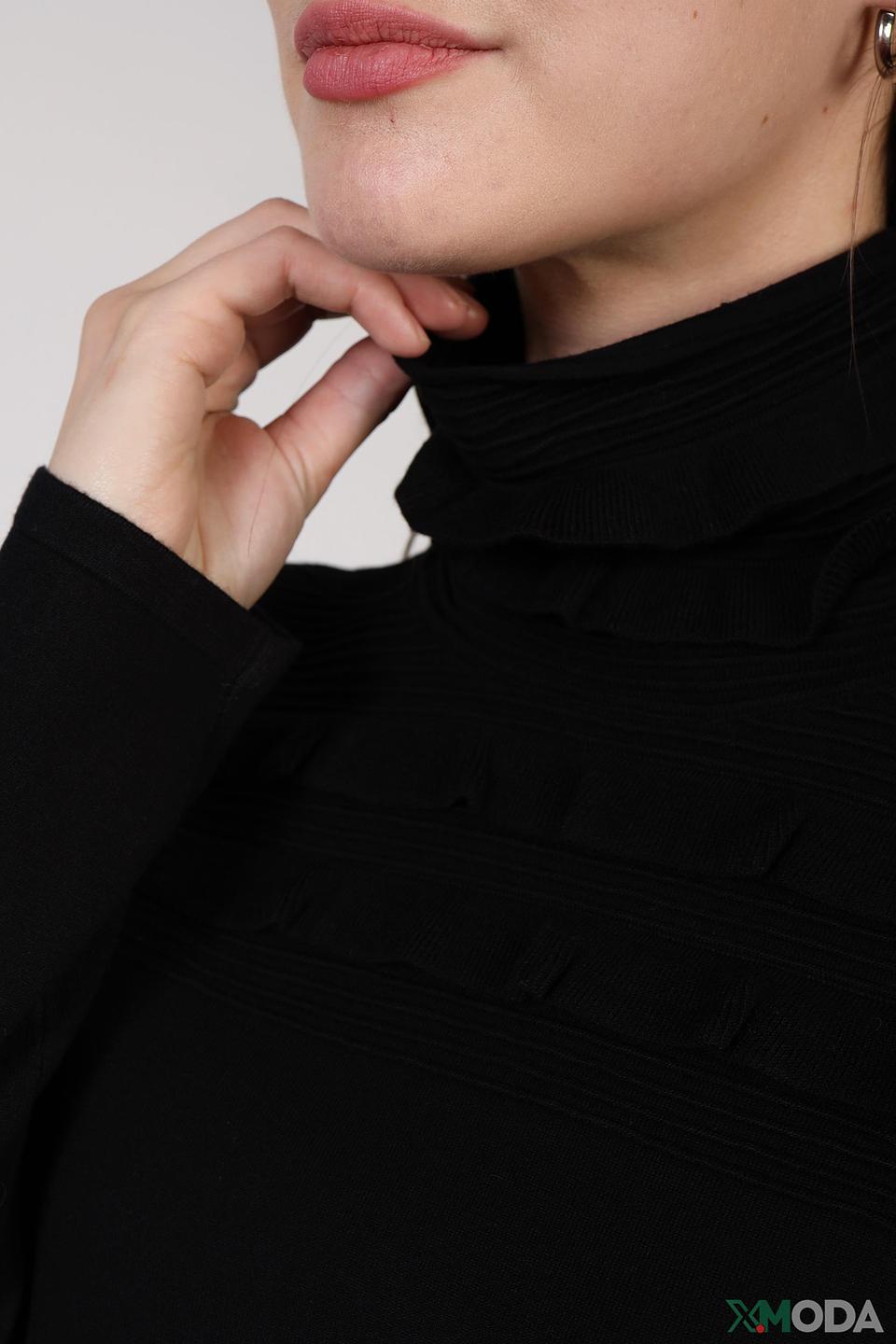 Водолазка Pezzo чёрная с воротником-стойкой