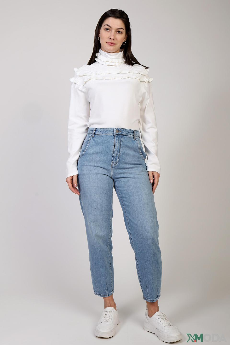 Водолазка Pezzo с рюшами белый