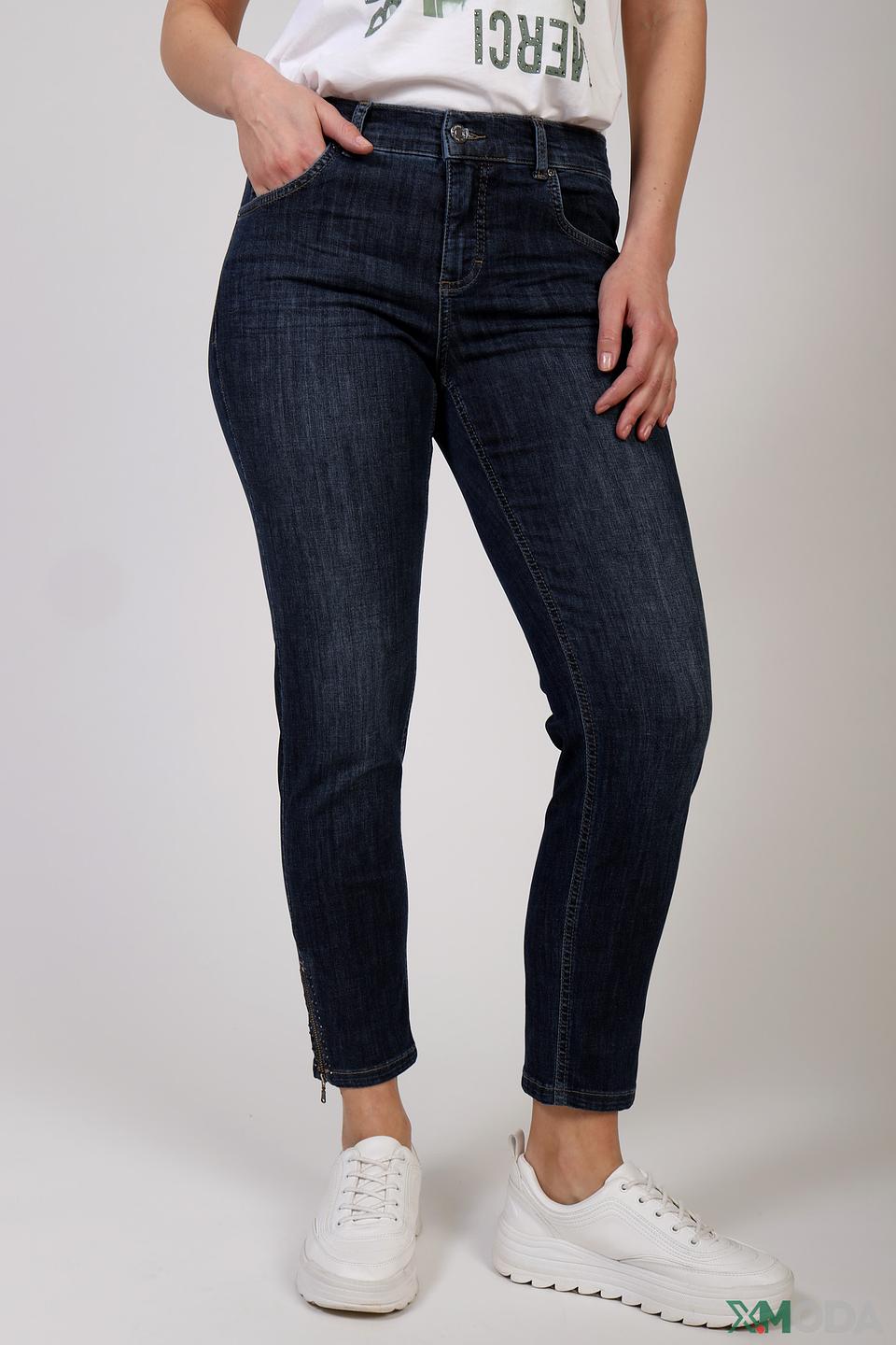 Джинсы Angels Skinny Ankle Zip тёмно-синие