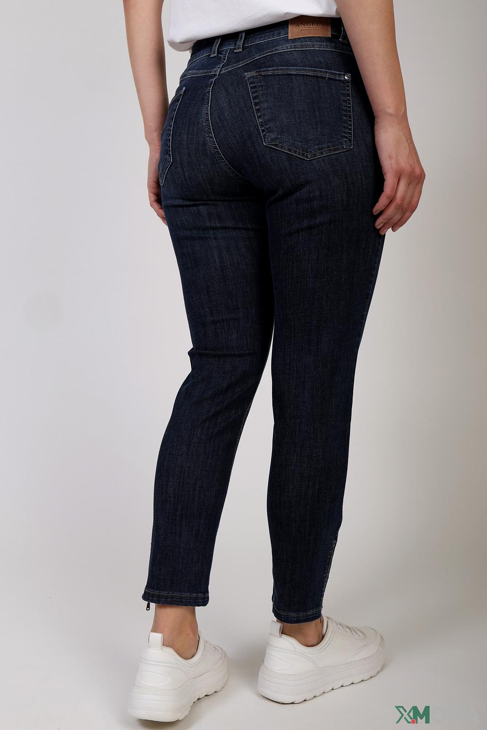 Джинсы Angels Skinny Ankle Zip тёмно-синие