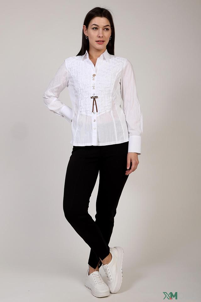 Брюки Oui чёрные с разрезами