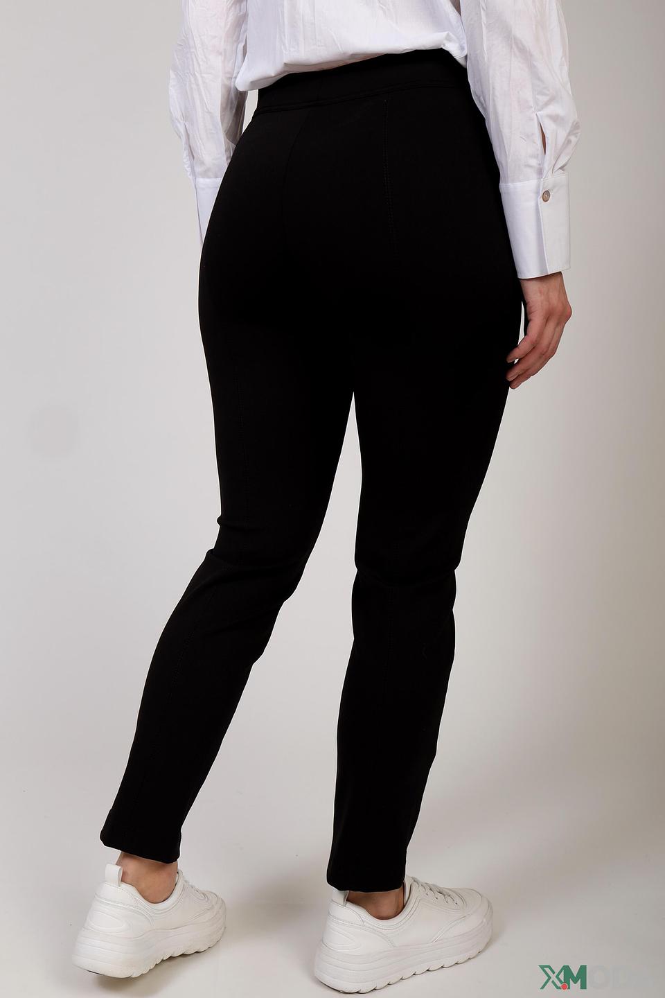 Брюки Oui чёрные с разрезами