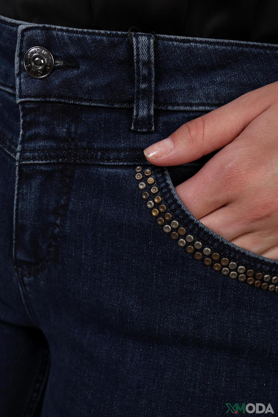 Джинсы Oui с декоративной отделкой