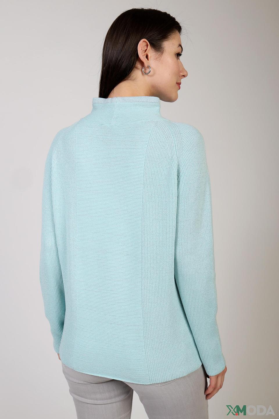 Пуловер Pezzo с капюшоном мятный