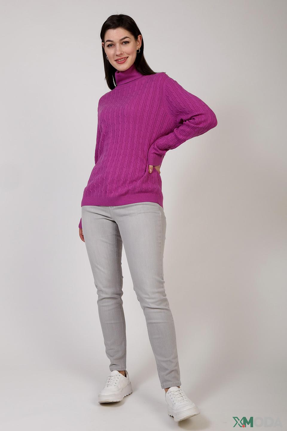 Водолазка Pezzo фуксия с косами