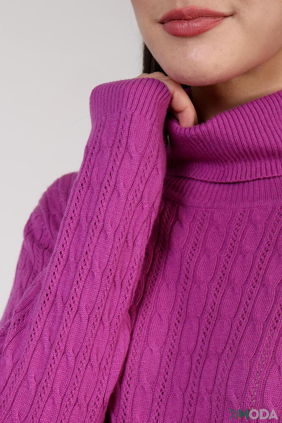 Водолазка Pezzo фуксия с косами