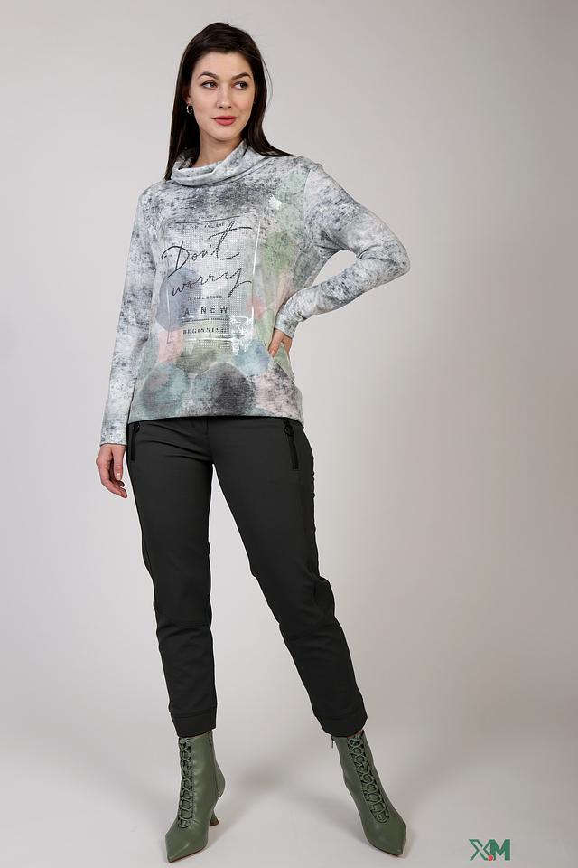 Брюки Bianca с карманами хаки