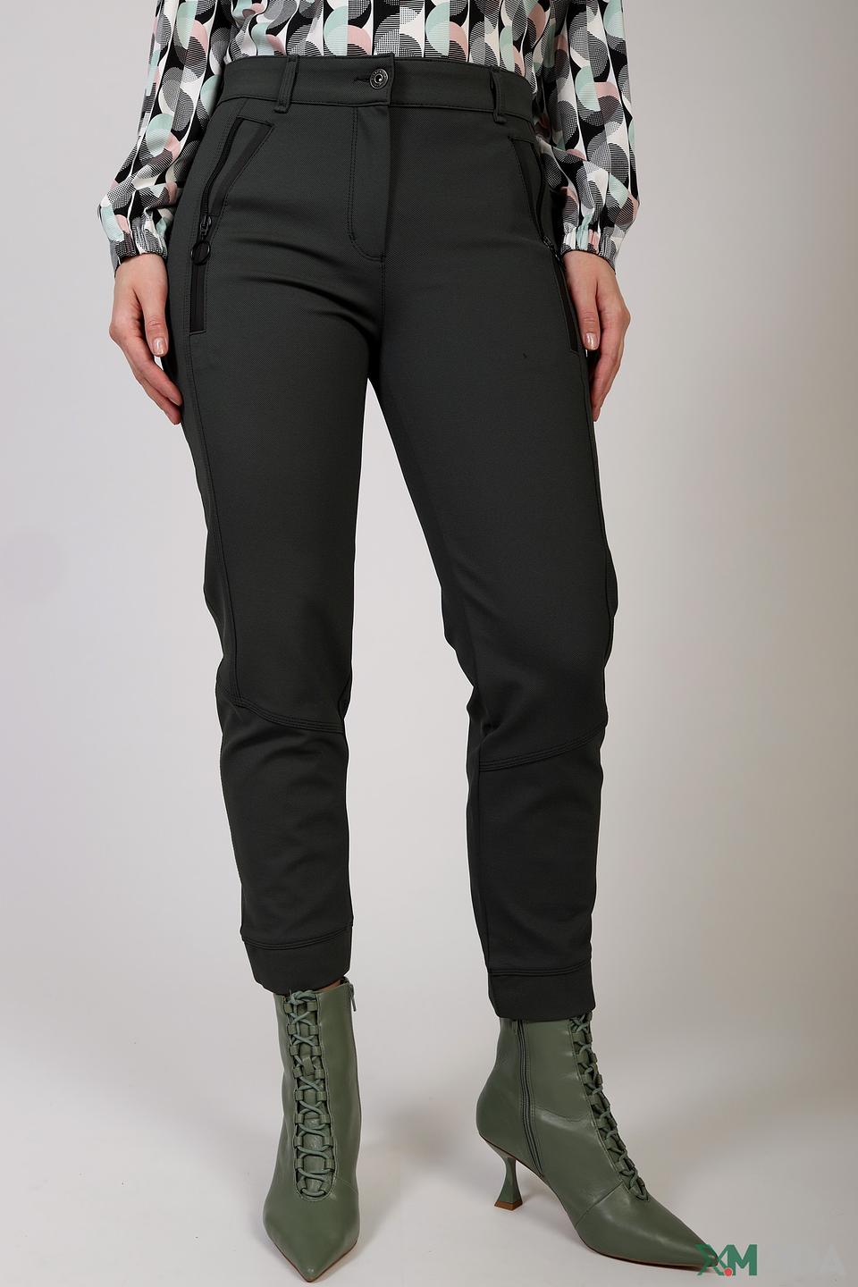 Брюки Bianca с карманами хаки