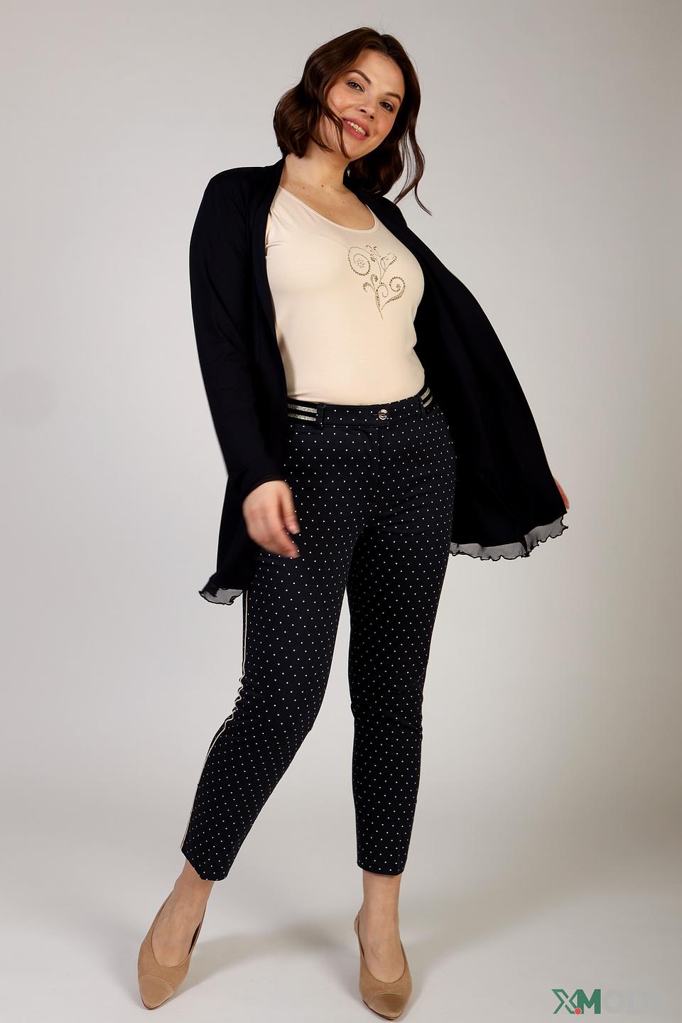 Жакет Eugen Klein чёрный с оборками