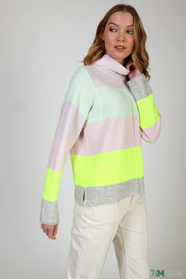 Пуловер Oui полосатый