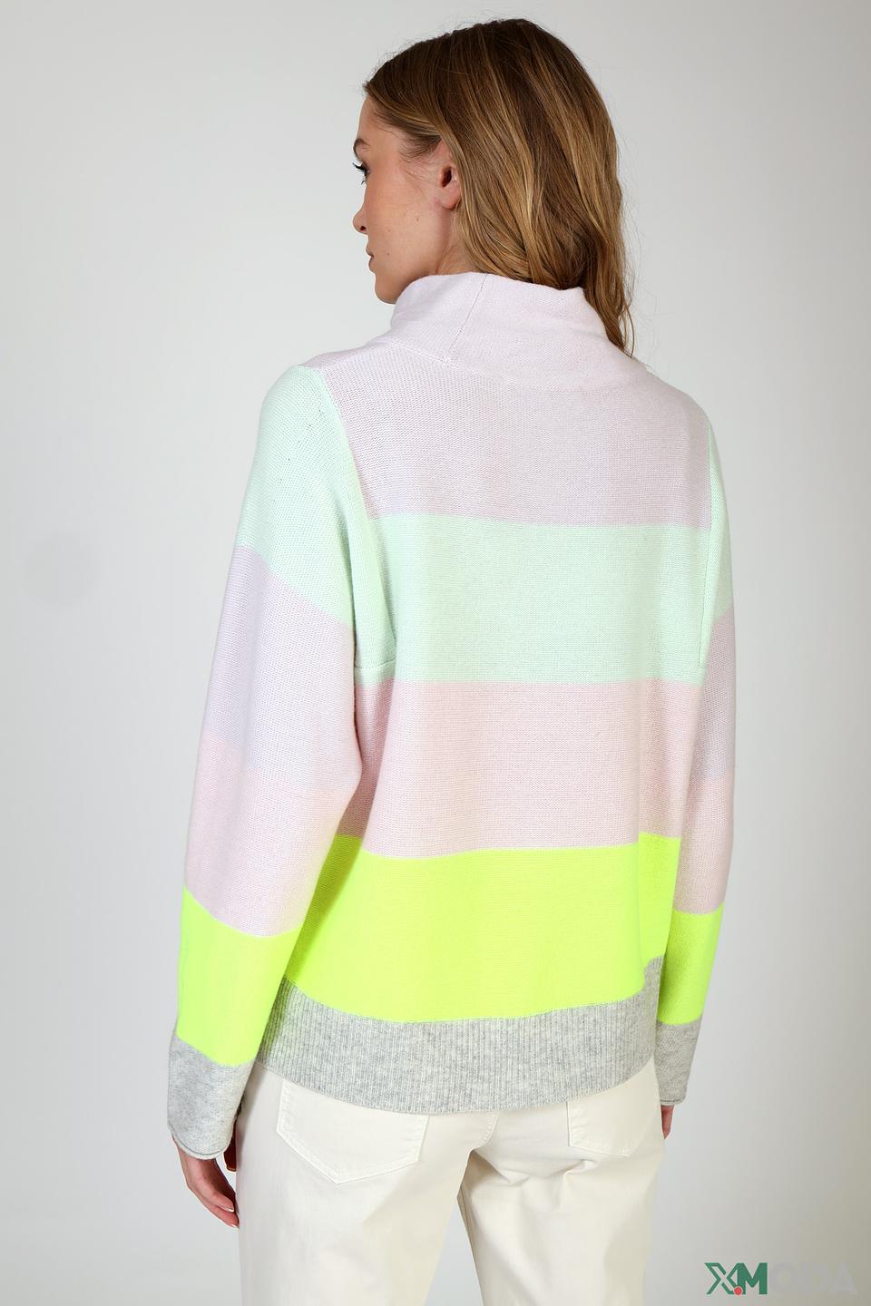 Пуловер Oui полосатый