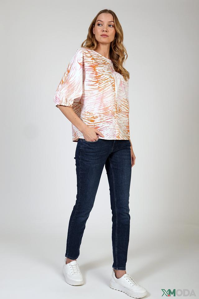 Джинсы скинни Oui тёмно-синие