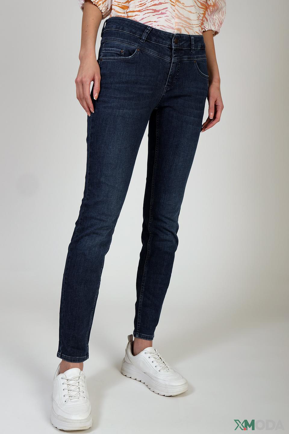 Джинсы скинни Oui тёмно-синие