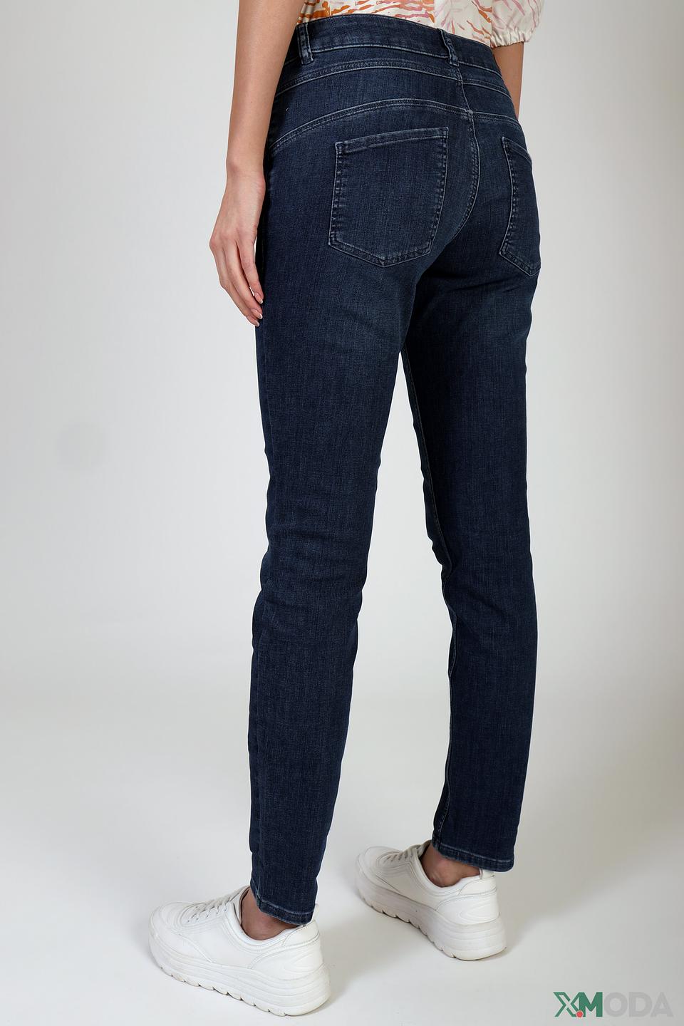 Джинсы скинни Oui тёмно-синие