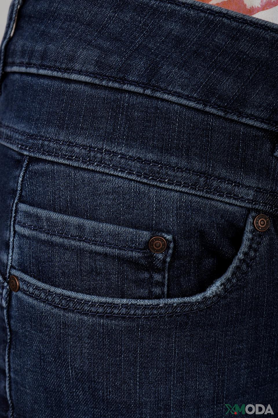 Джинсы скинни Oui тёмно-синие