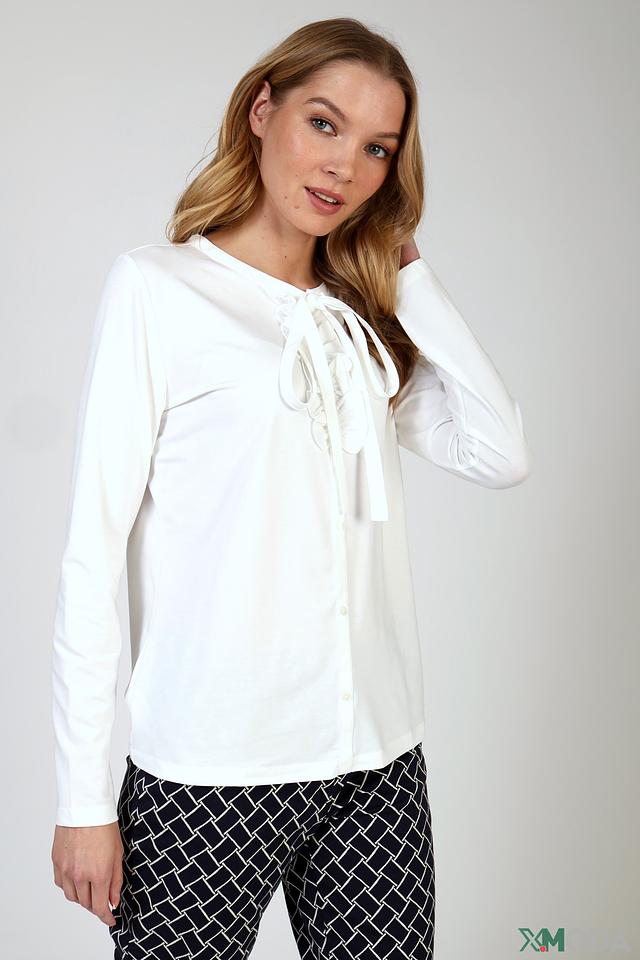 Блуза Taifun с завязками белая