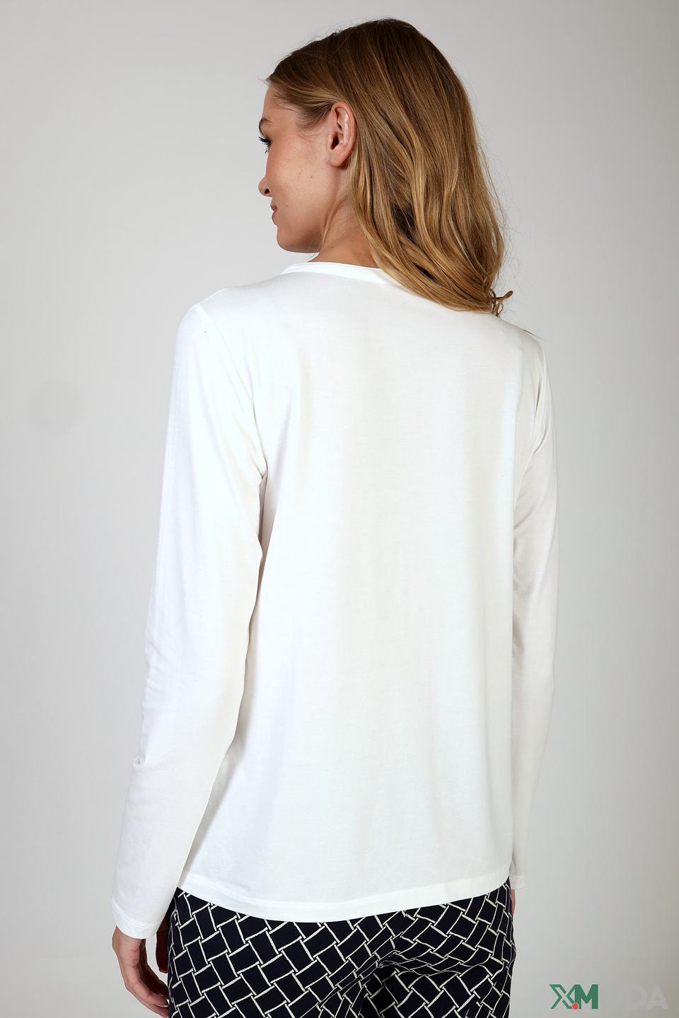 Блуза Taifun с завязками белая