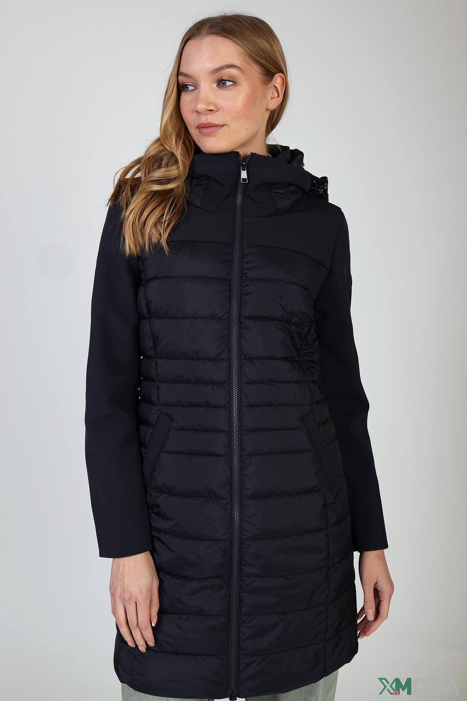 Пальто s.Oliver стеганое черное