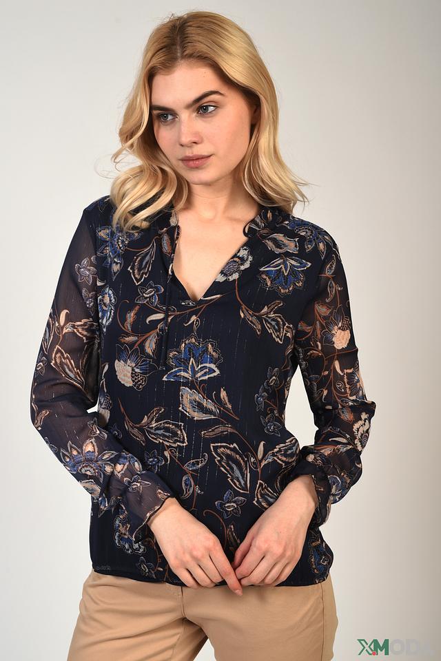 Блуза Bianca с цветочным принтом