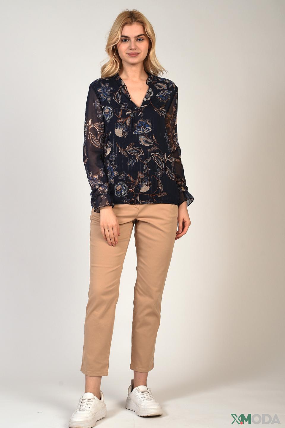 Блуза Bianca с цветочным принтом