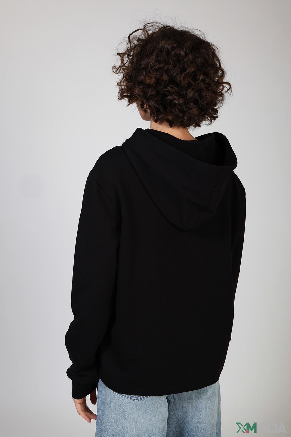 Худи Hugo с принтом чёрный