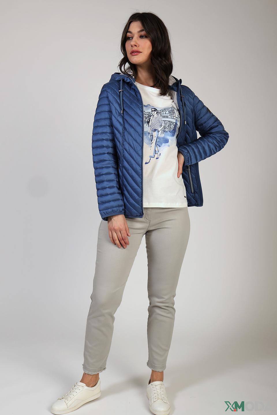 Куртка Lebek стеганая синяя