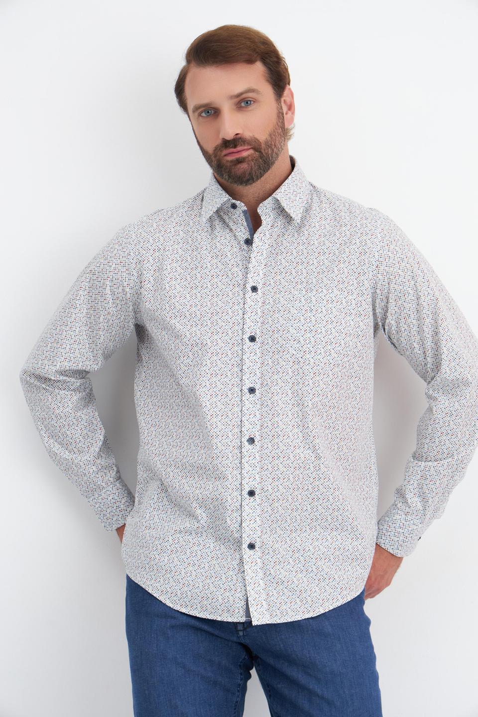 Рубашка Casa Moda с принтом, Casual Fit
