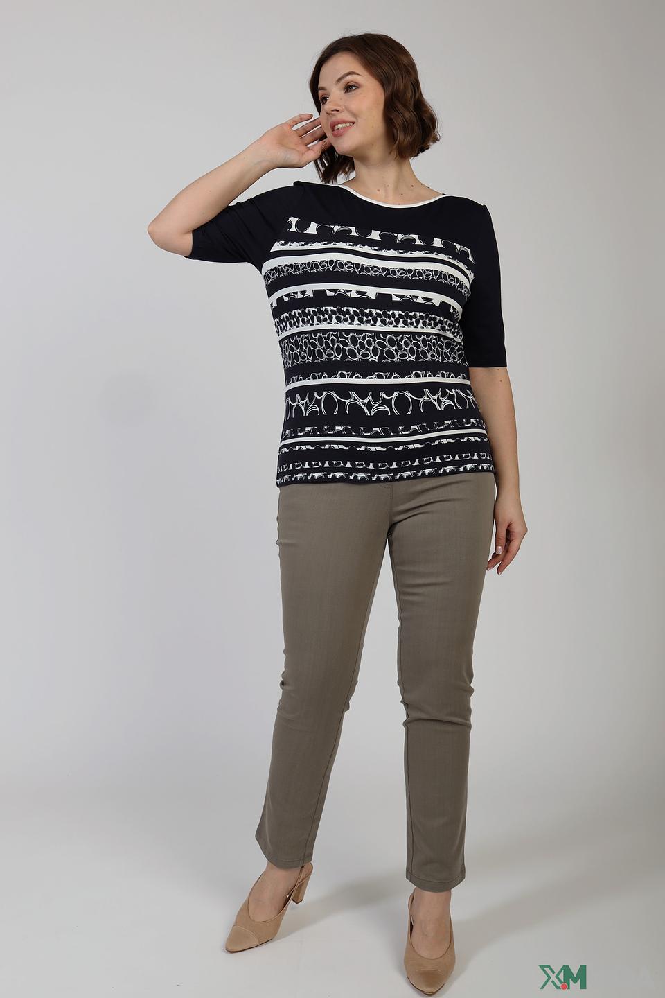 Блуза Lebek с геометрическим принтом