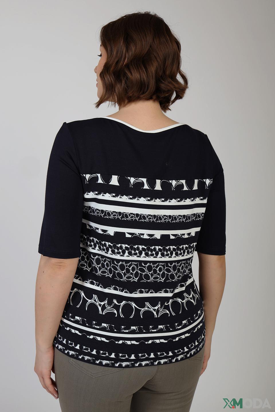 Блуза Lebek с геометрическим принтом