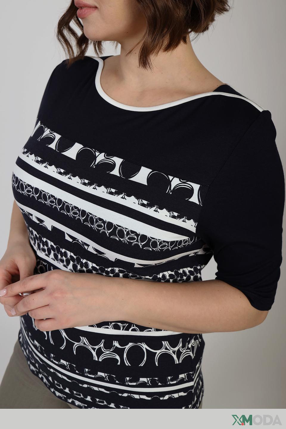 Блуза Lebek с геометрическим принтом